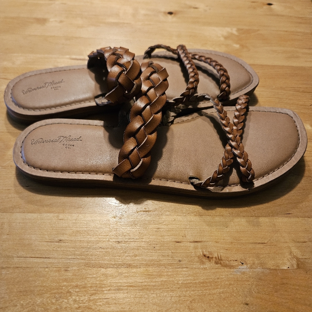 Universal Threads Braided Sandals - Picture 3 of 7